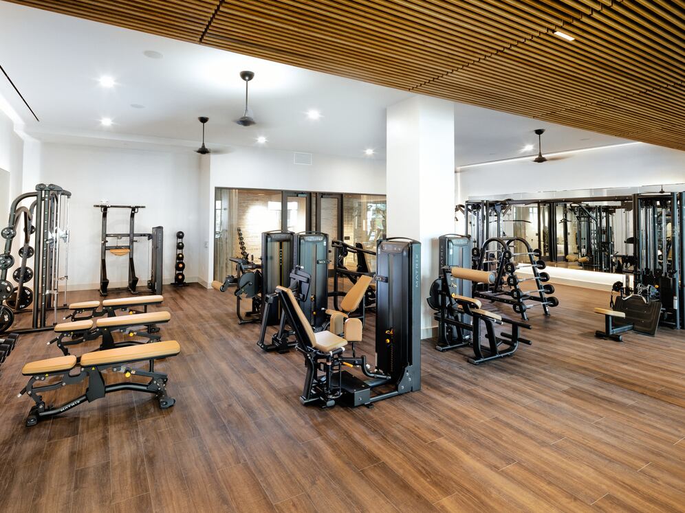 Modern, state-of-the-art fitness center