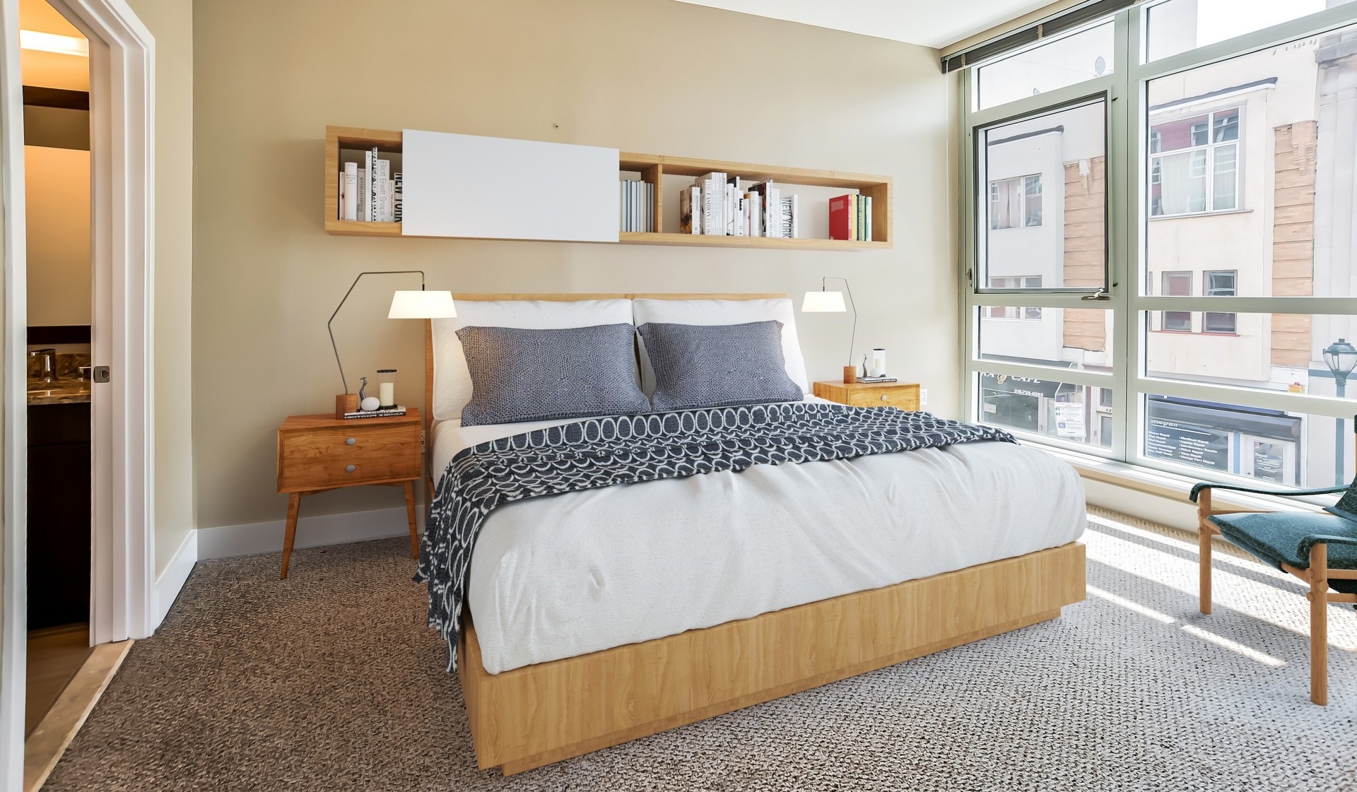 Spacious bedrooms with bathrooms off the master bedroom