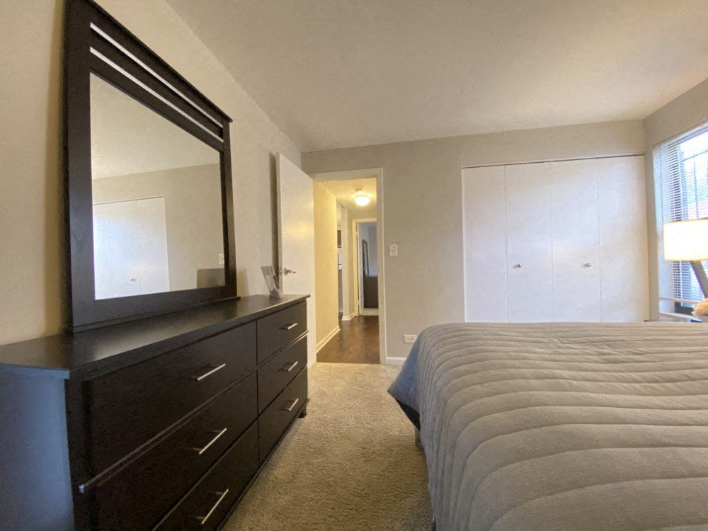 Bedroom with a large closet