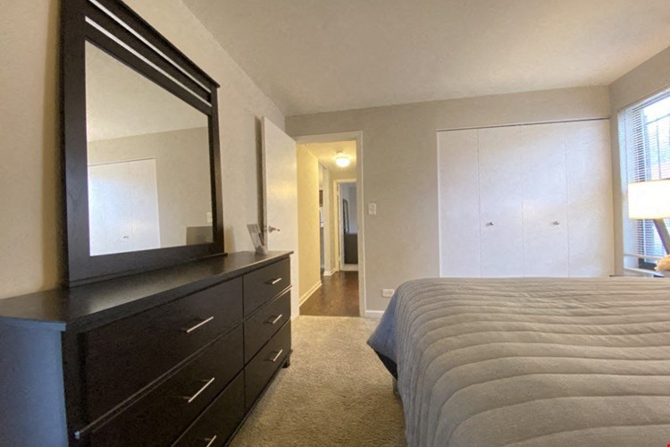 Bedroom with a large closet