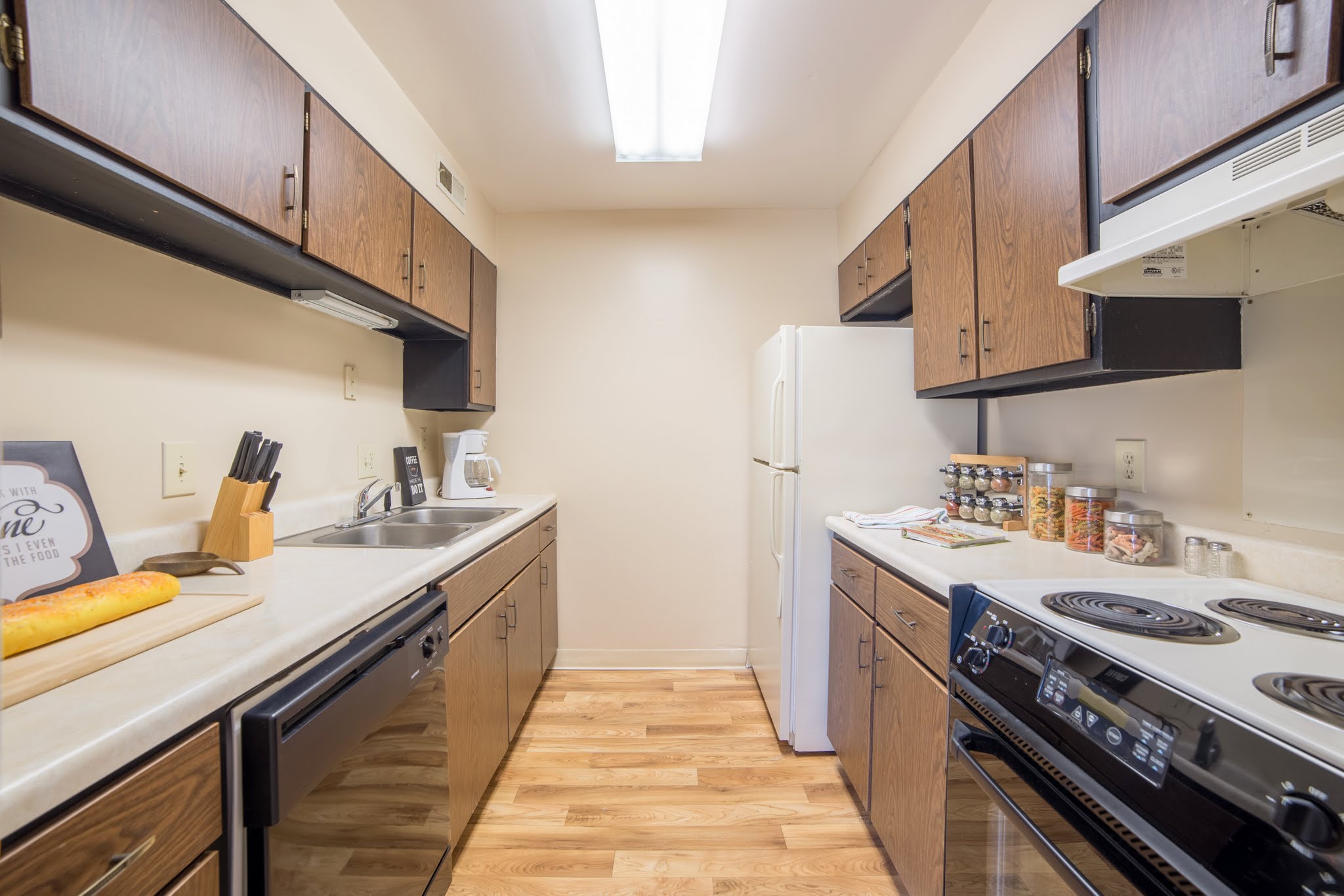 Kitchen in 2 Bed- 2 Bath Apartment