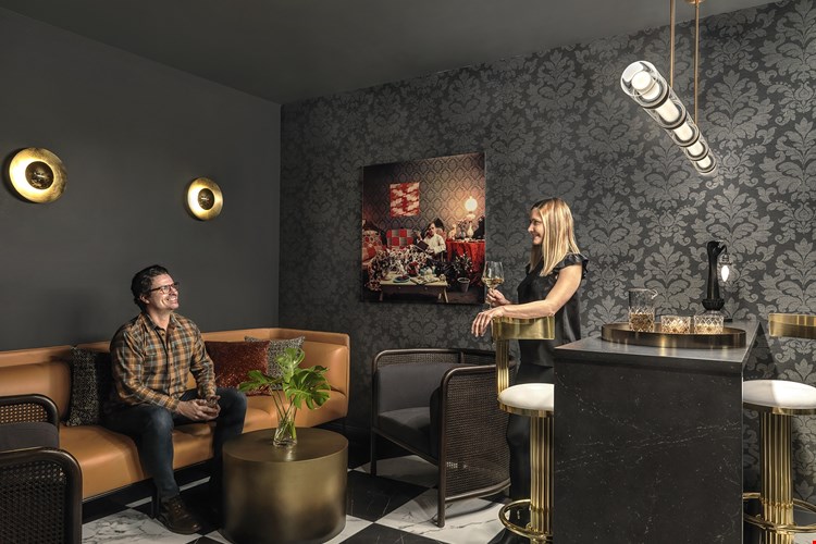 speakeasy with people