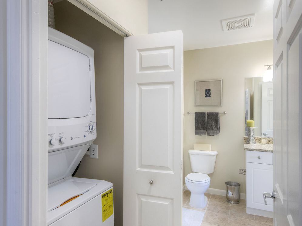 In-unit washer and dryer