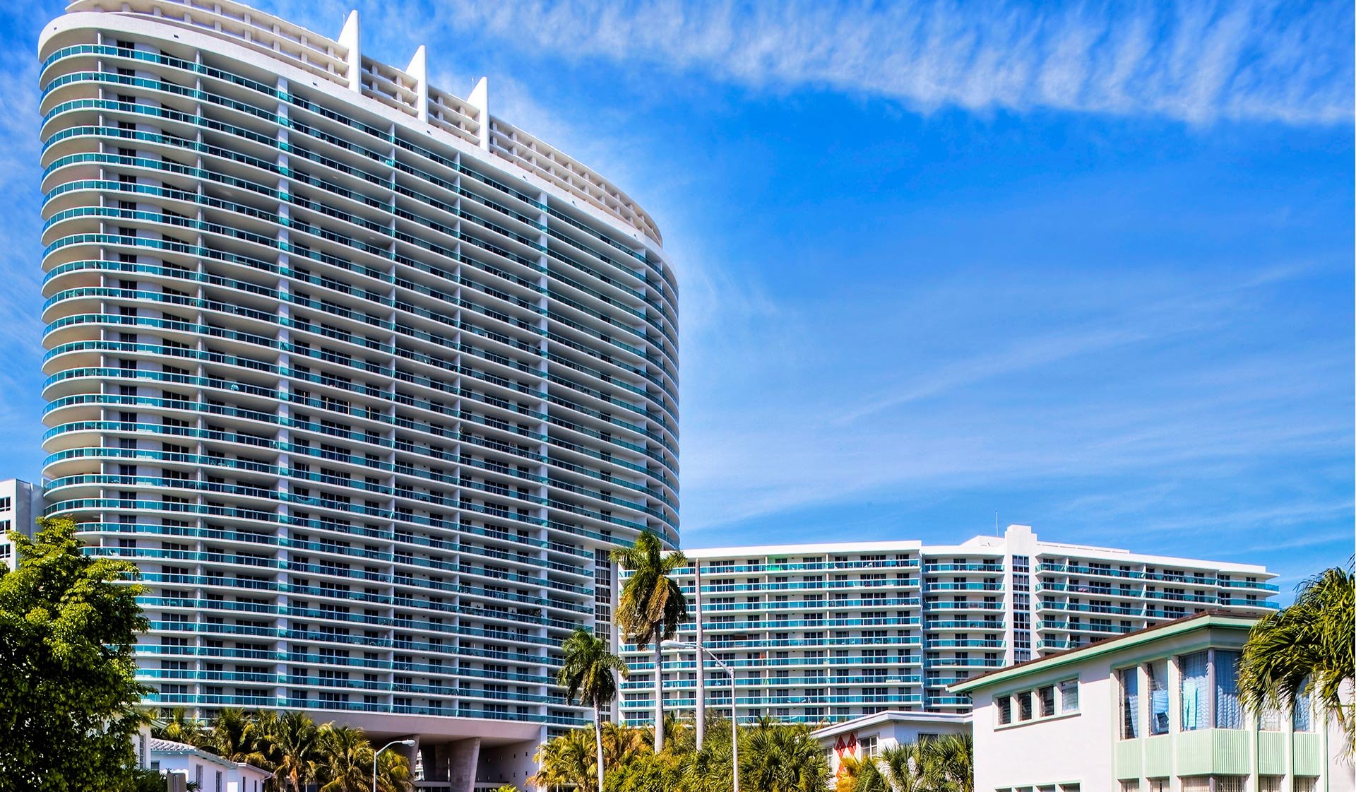 View of Flamingo South Beach Center Tower