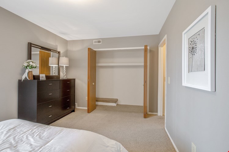 Spacious Closets at Lakeside Village Apartments Clinton Township MI