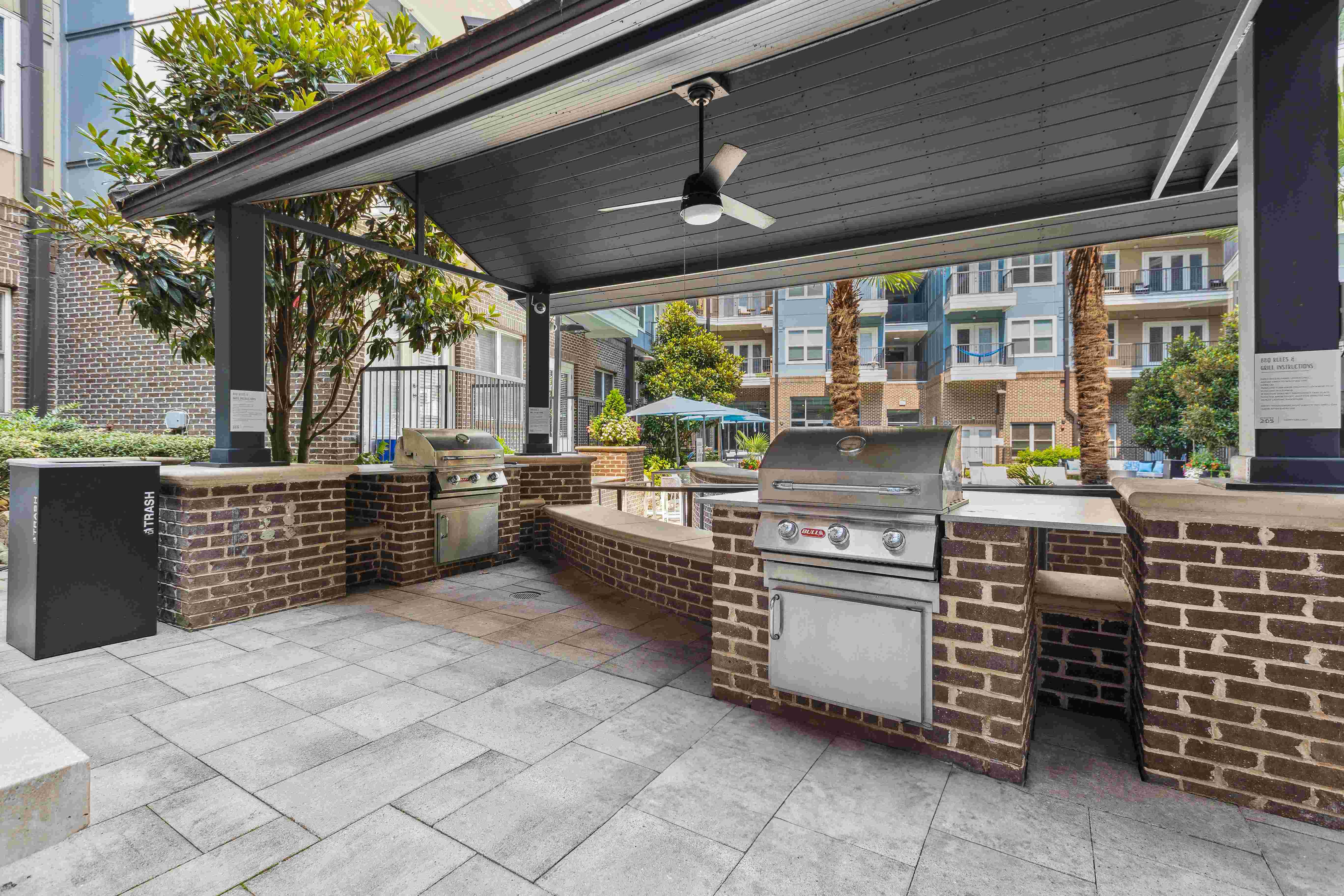 Midtown 205, Charlotte, NC, Grilling Stations