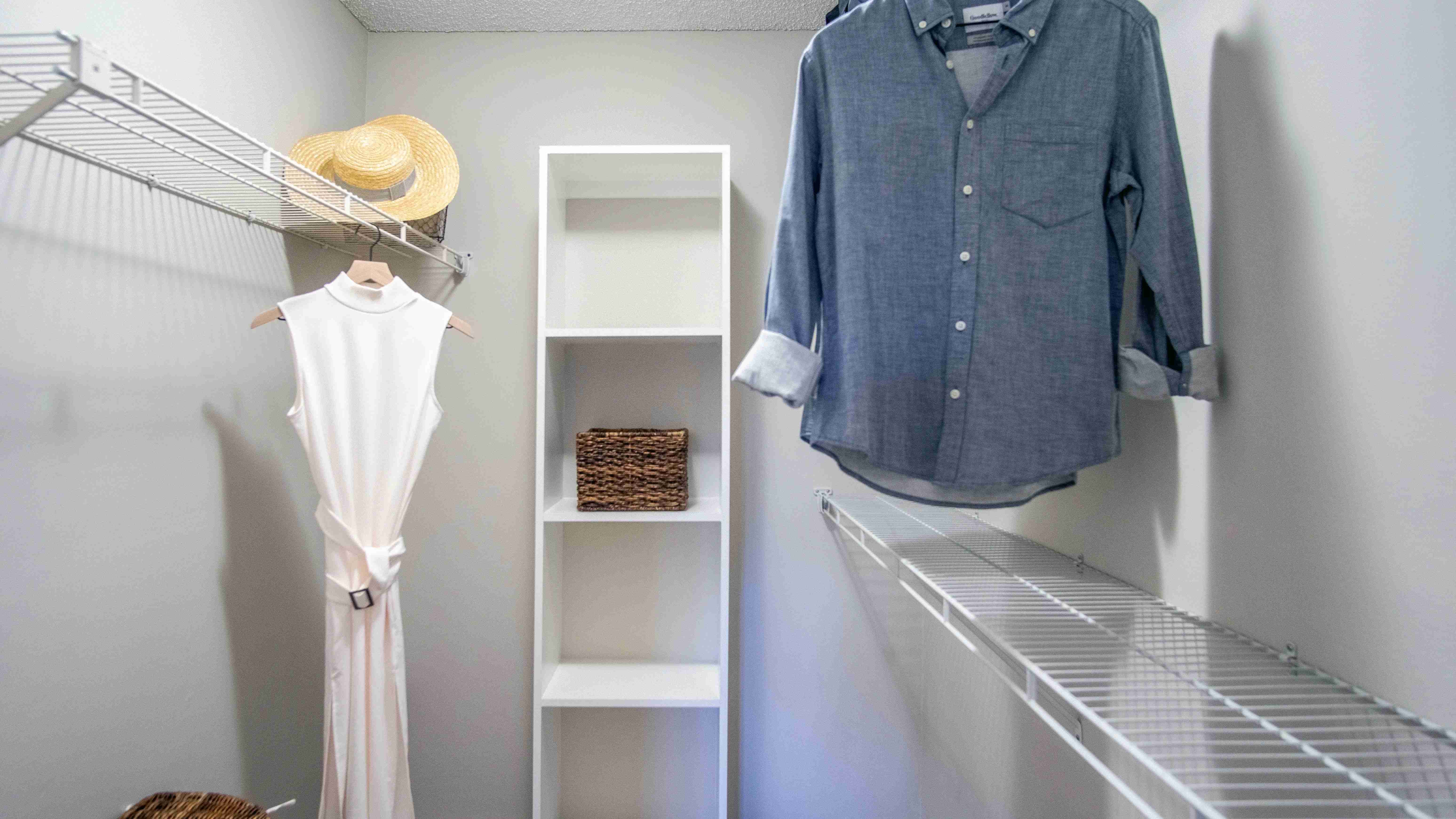 Every bedroom features a walk-in closet!