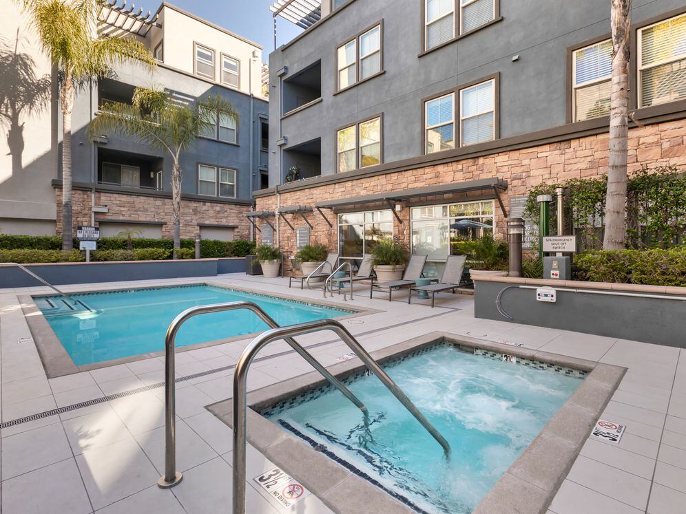 Spa and swimming pool