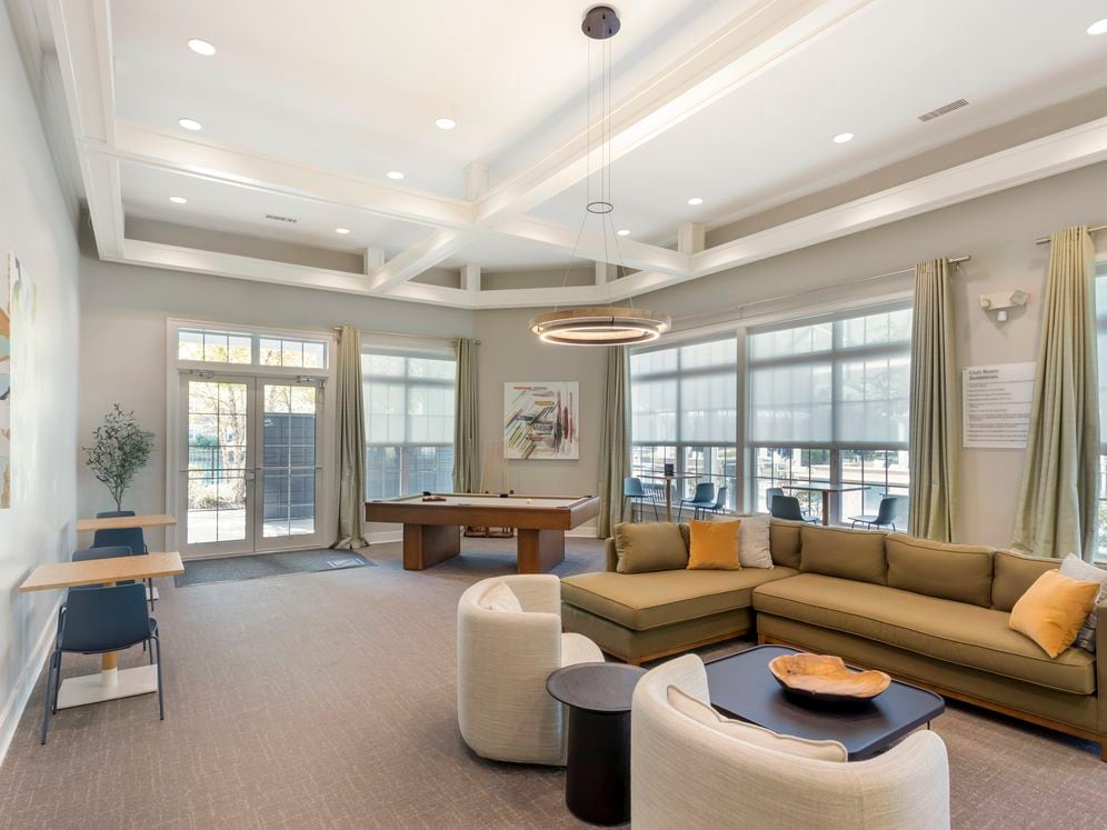 Resident lounge with seating area