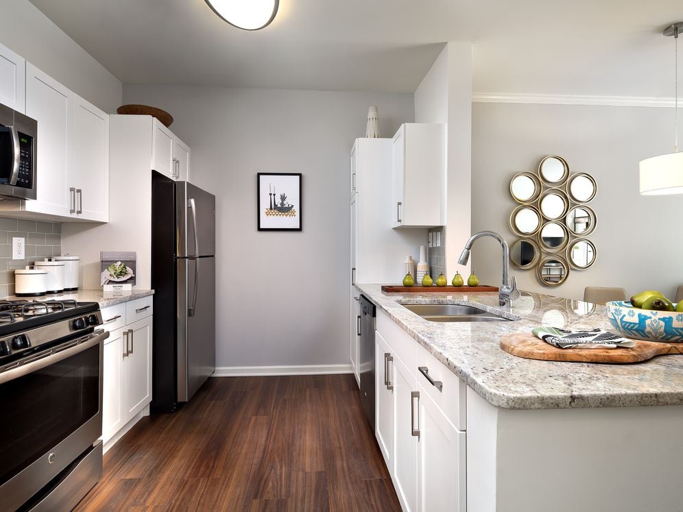 River Mews Building Renovated Kitchen