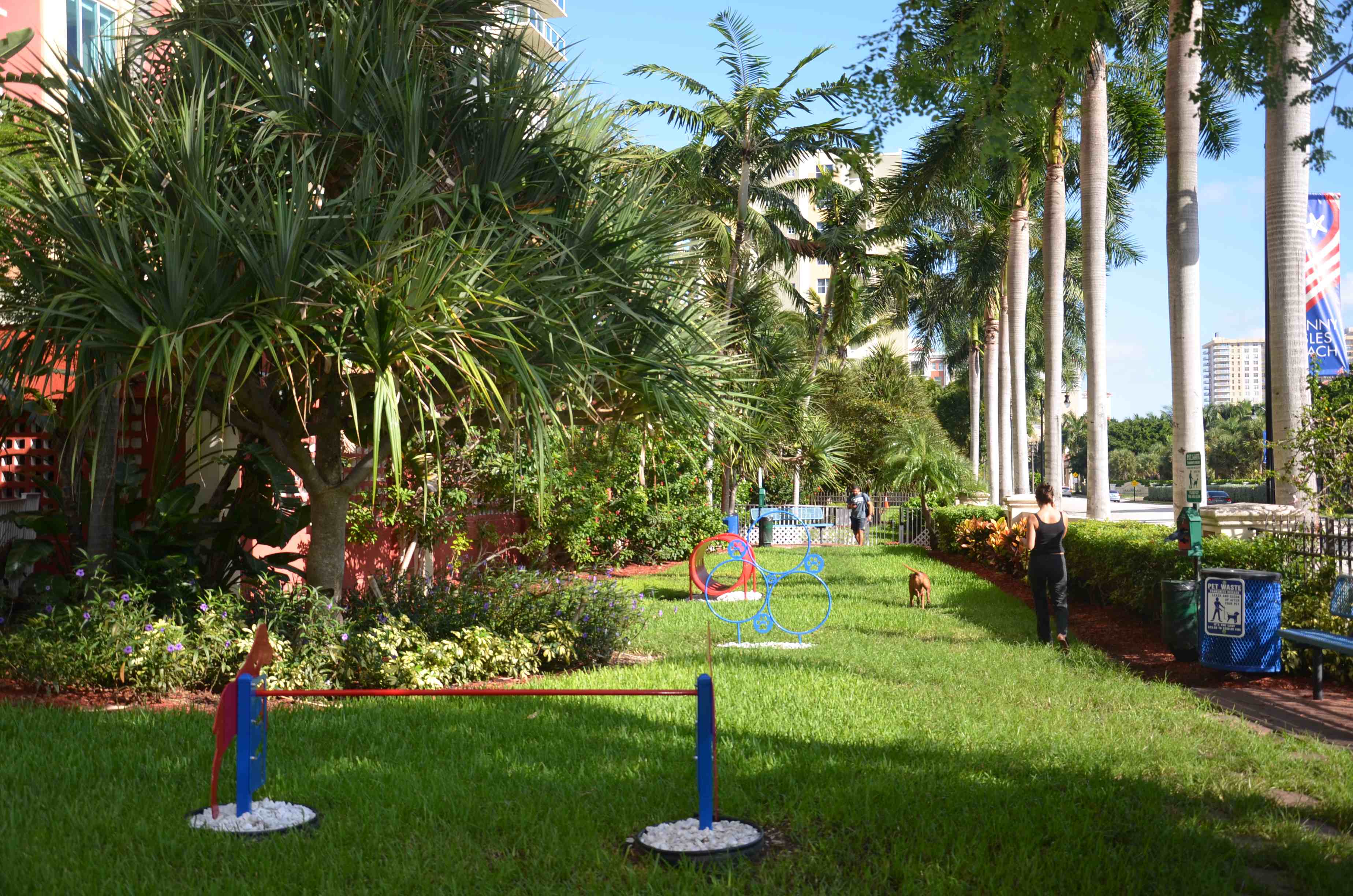 On-site dog park