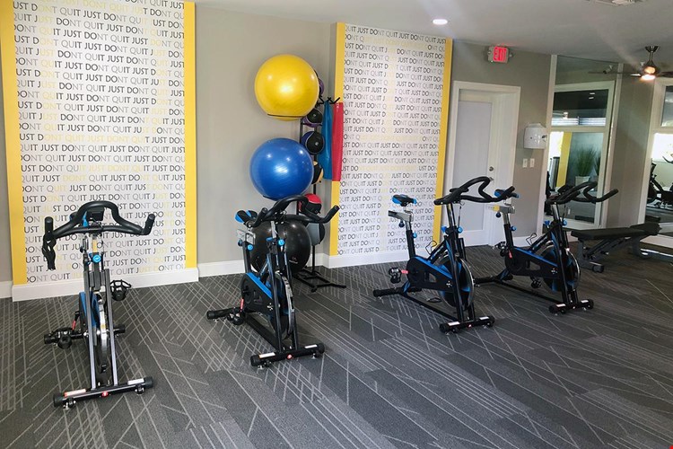 Get fit in our brand new resident fitness center.