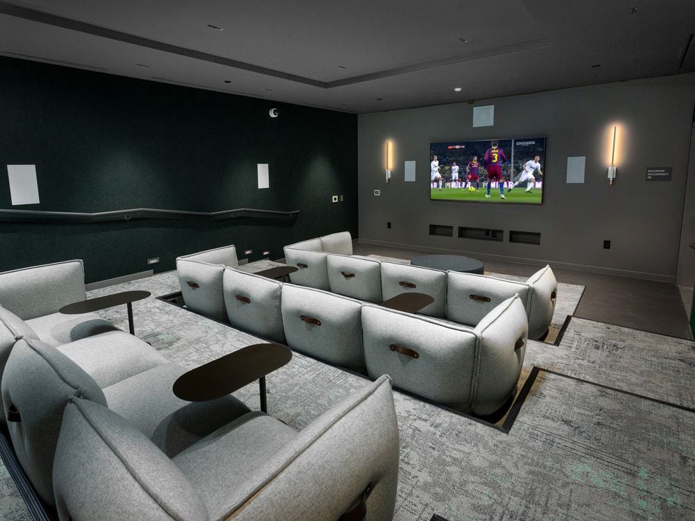 Indoor screening room