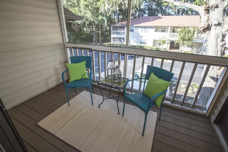 Add your own touch to your patio or balcony. (In select apartments)