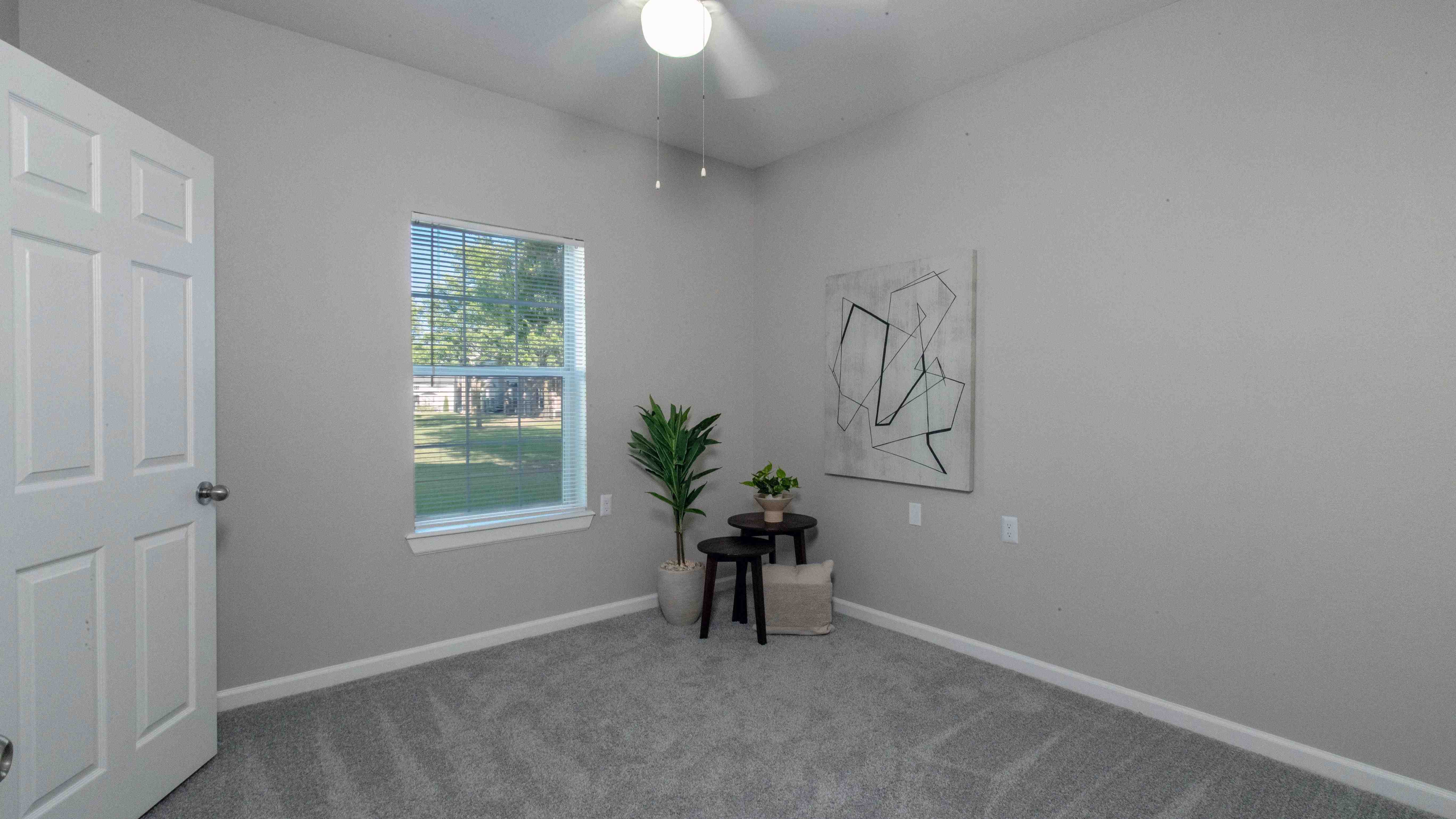 Enjoy comfortable guest bedrooms with plush carpeting and multi-speed ceiling fans.
