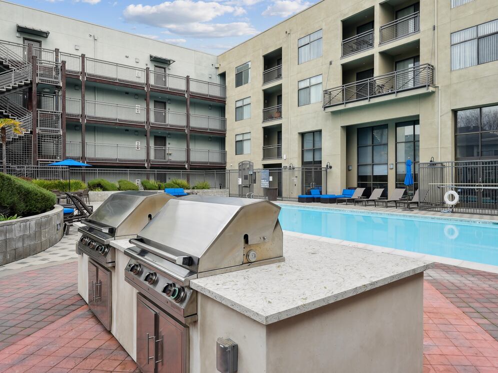 Pool with grill area