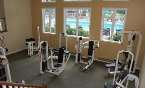 Two level fitness center