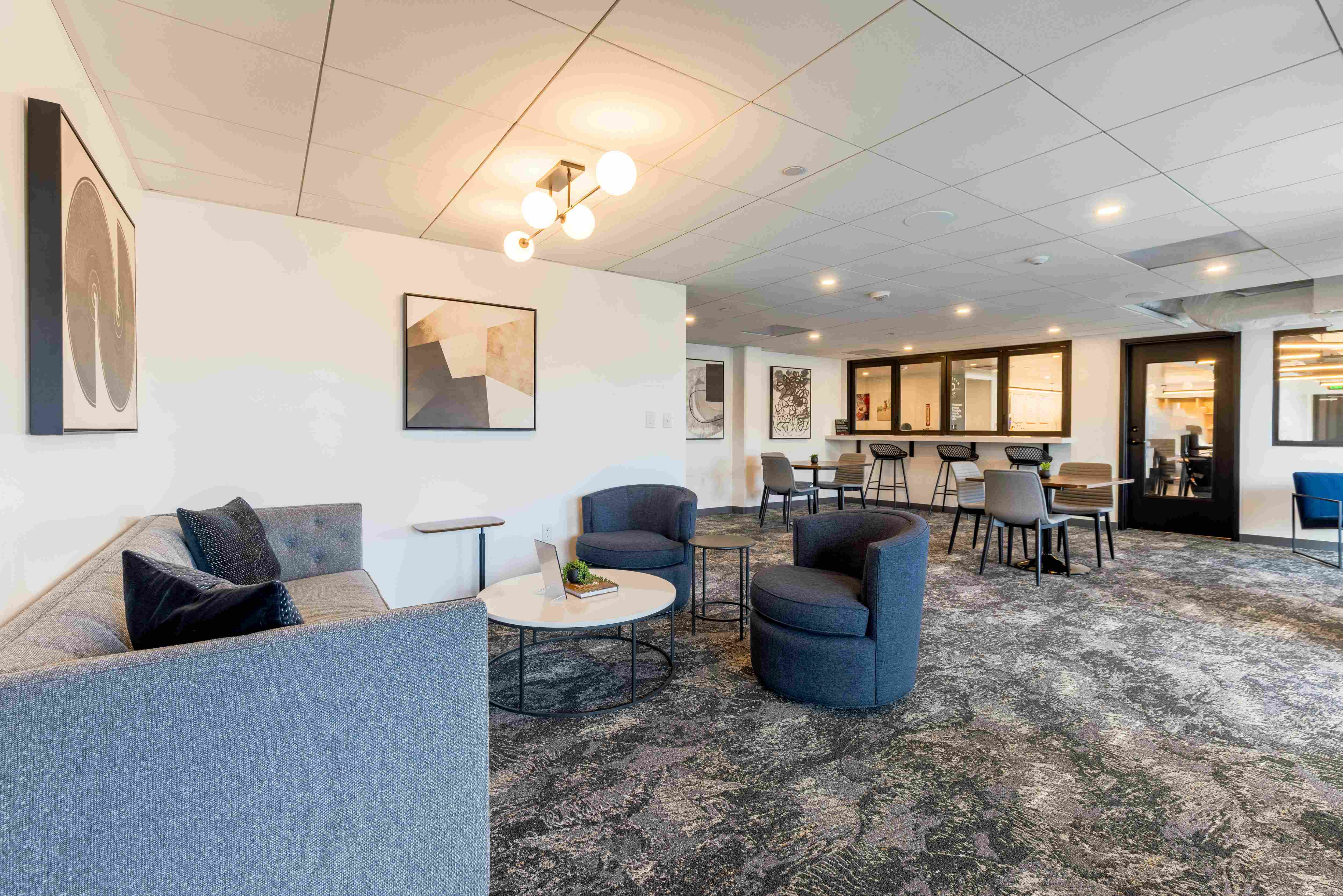 The Blend - Wi-Fi Coffee Lounge is located inside Geo.