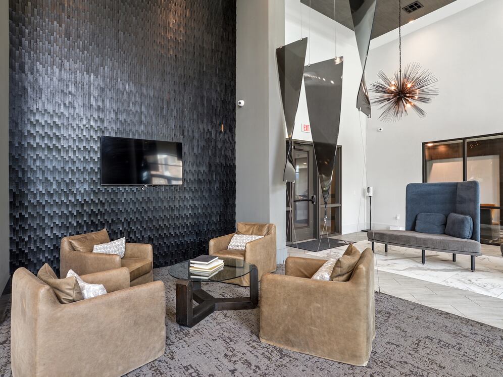 Resident lounge with seating area