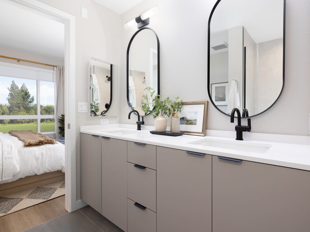 Signature Collection I 3-Bedroom Townhome Primary bath with dual vanity sinks
