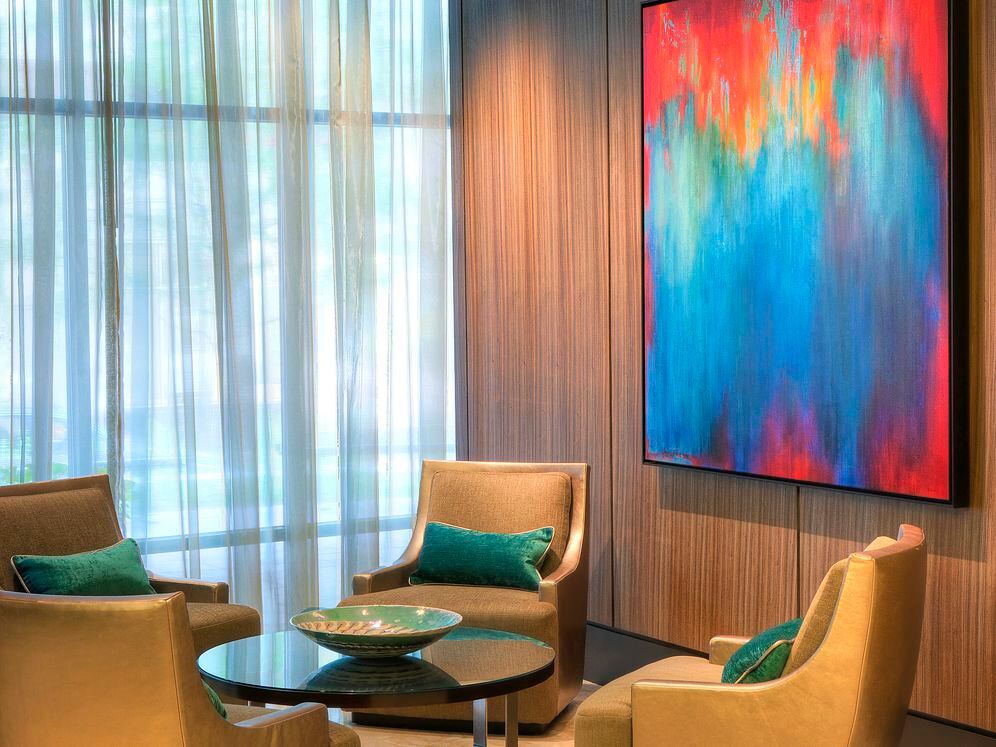 Lobby with common area seating