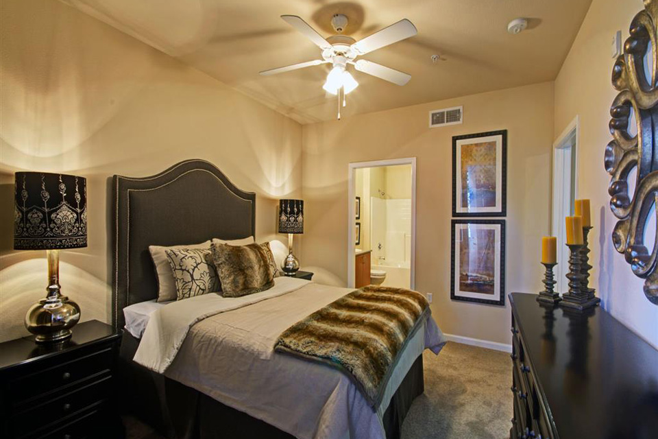 Master suites include a private bath