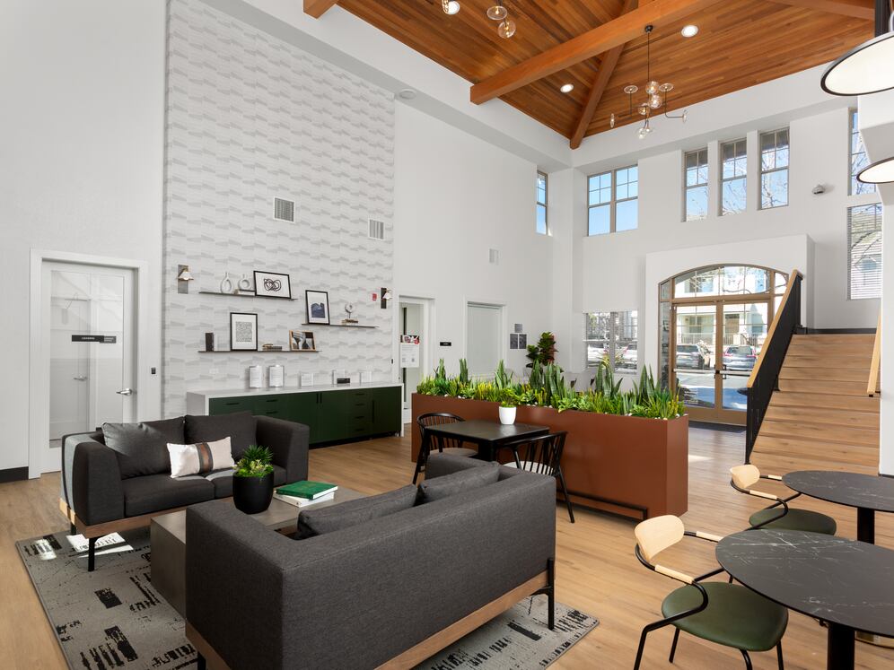 Lobby and Leasing Office with Lounge Seating
