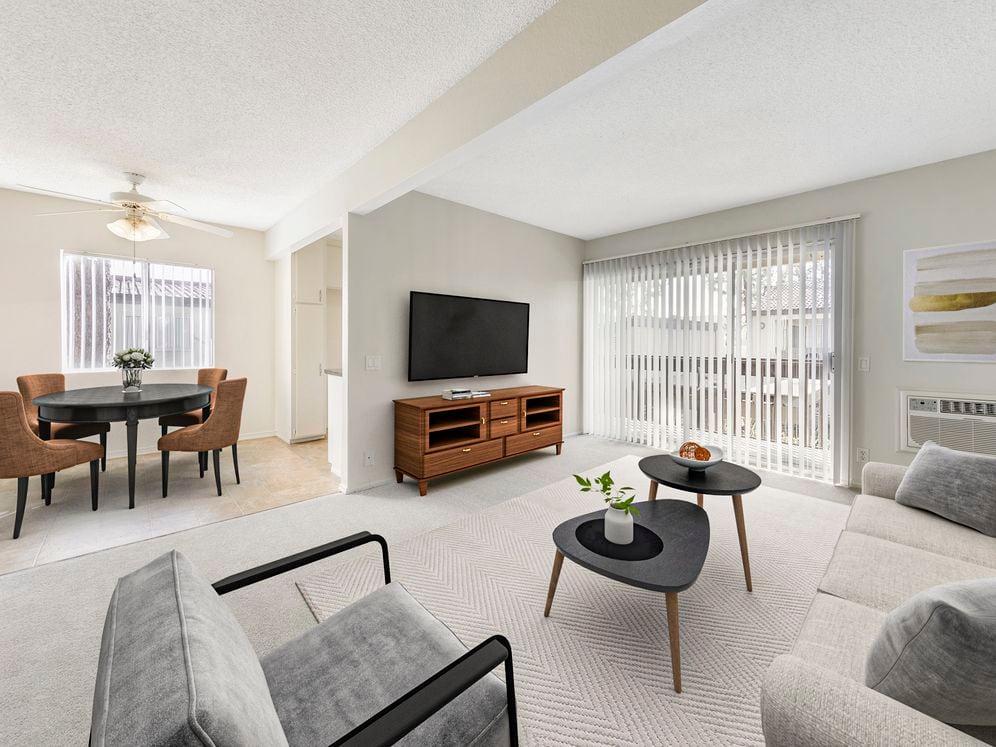 Dining Area and Living Room