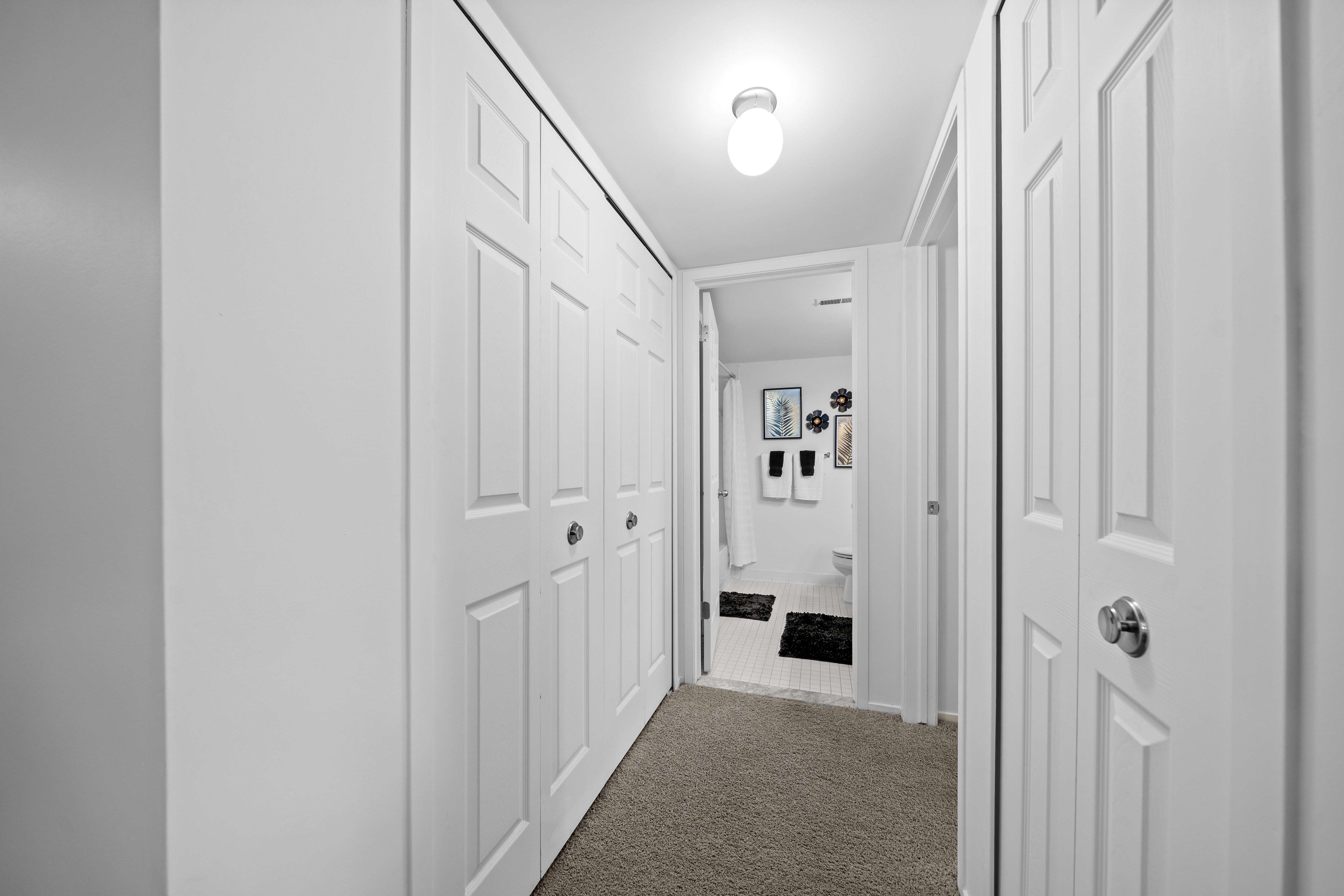 Ample storage space at Prentiss Pointe Apartments in Harrison Township, MI