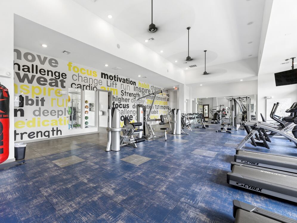 State-of-the-art fitness center with cardio and strength equipment