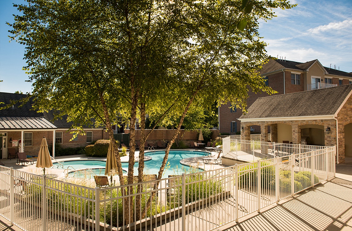 One of two sparking pools!