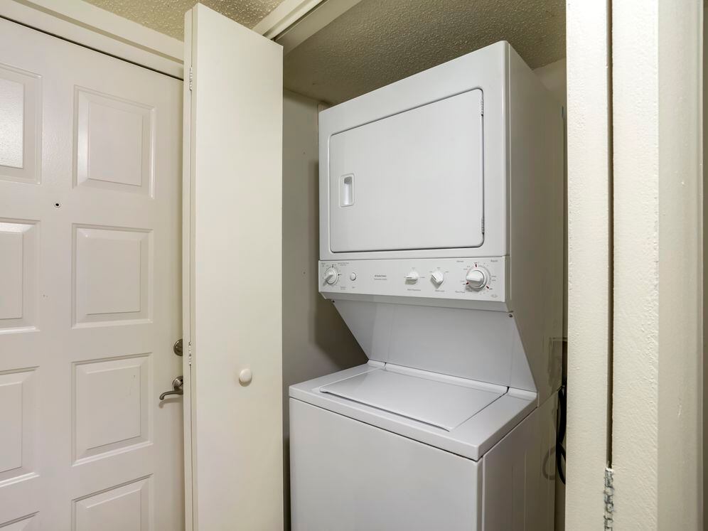 In-unit washer and dryer