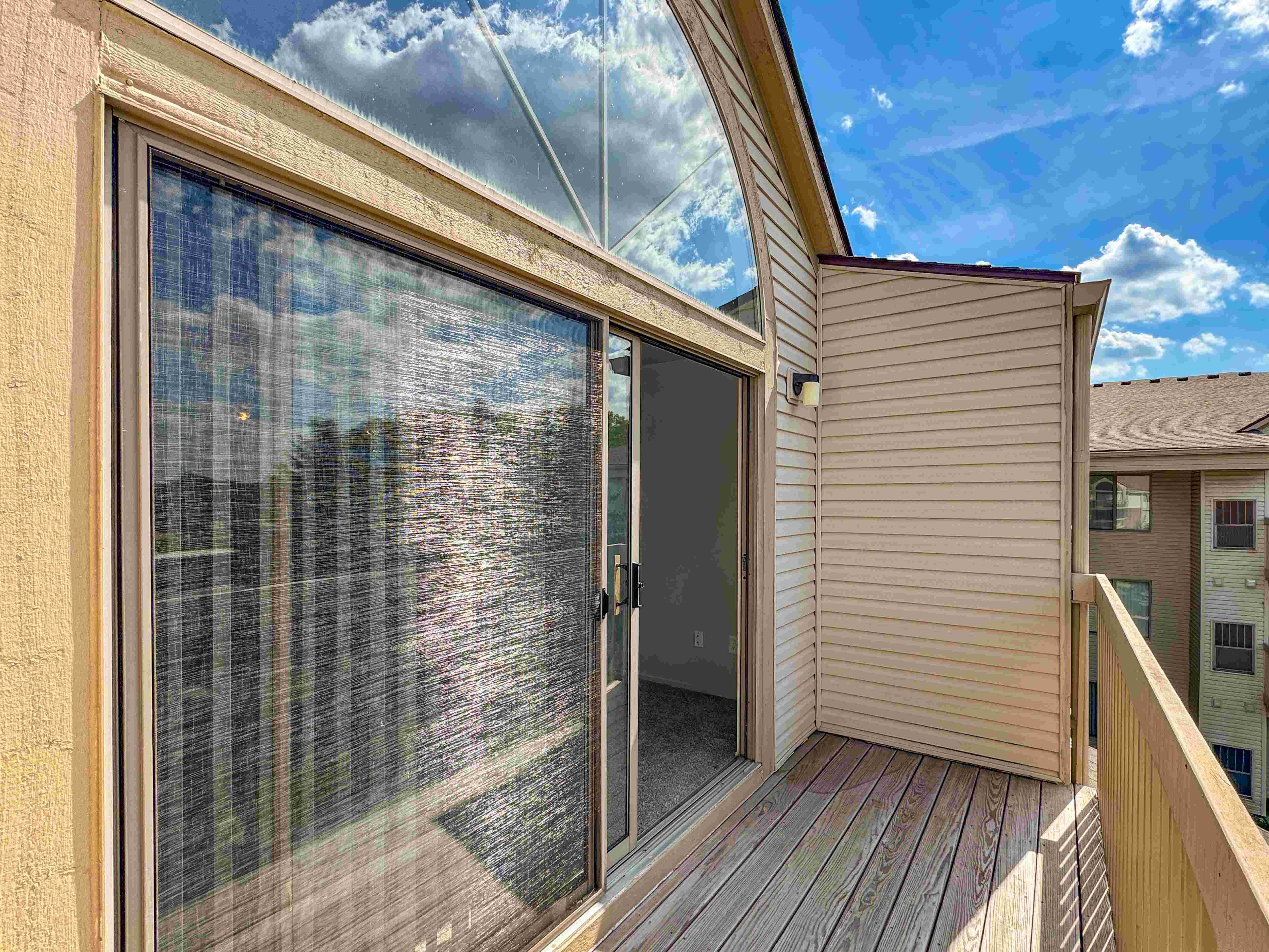 Outdoor space at Prentiss Pointe Apartments