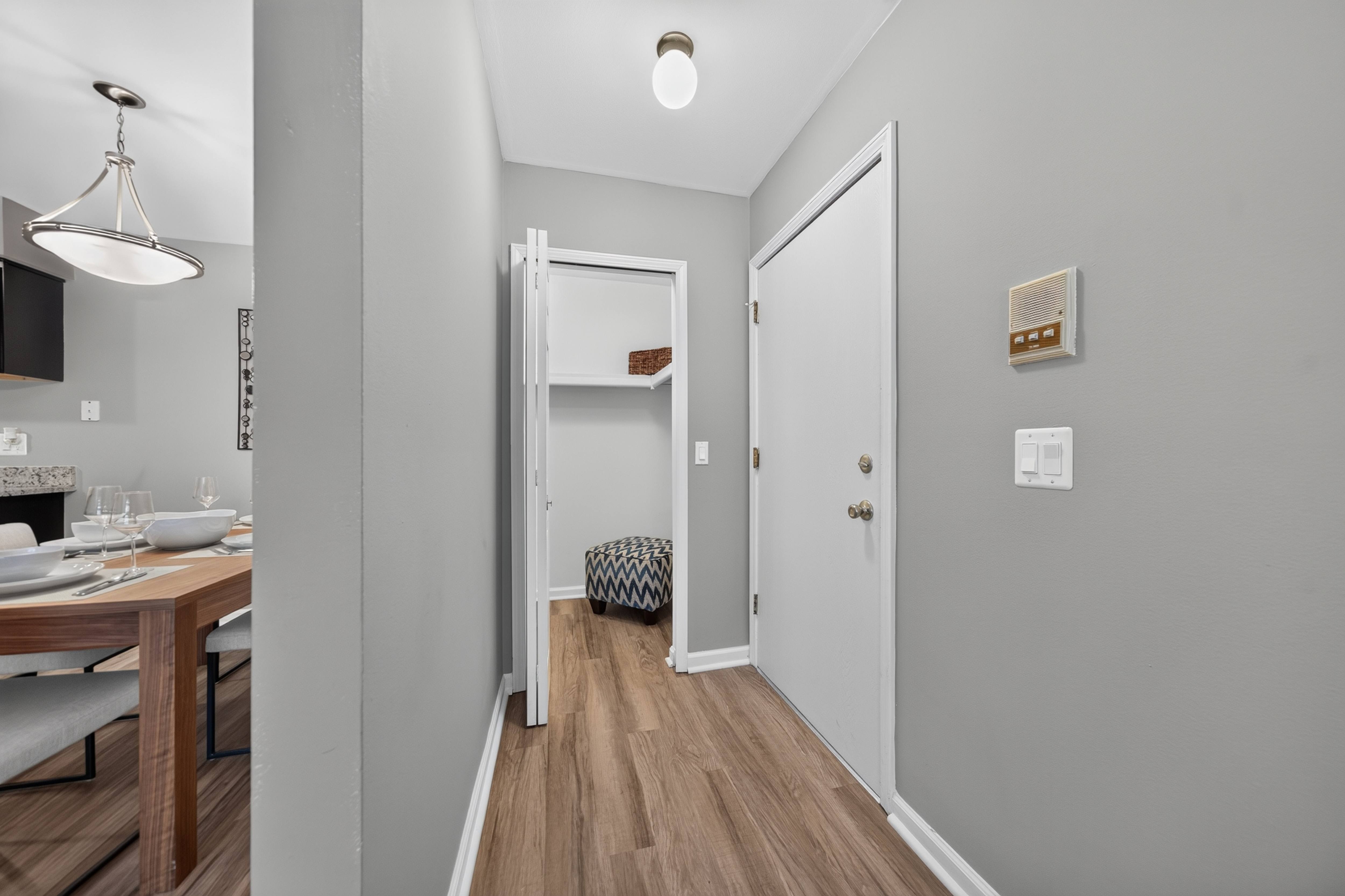 Ample storage space at Lakeside Village Apartments in Clinton Township, MI.