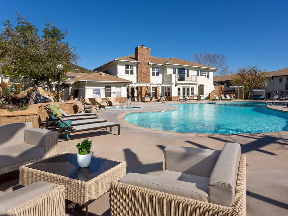 Swimming Pool and Sundeck with Lounge Seating