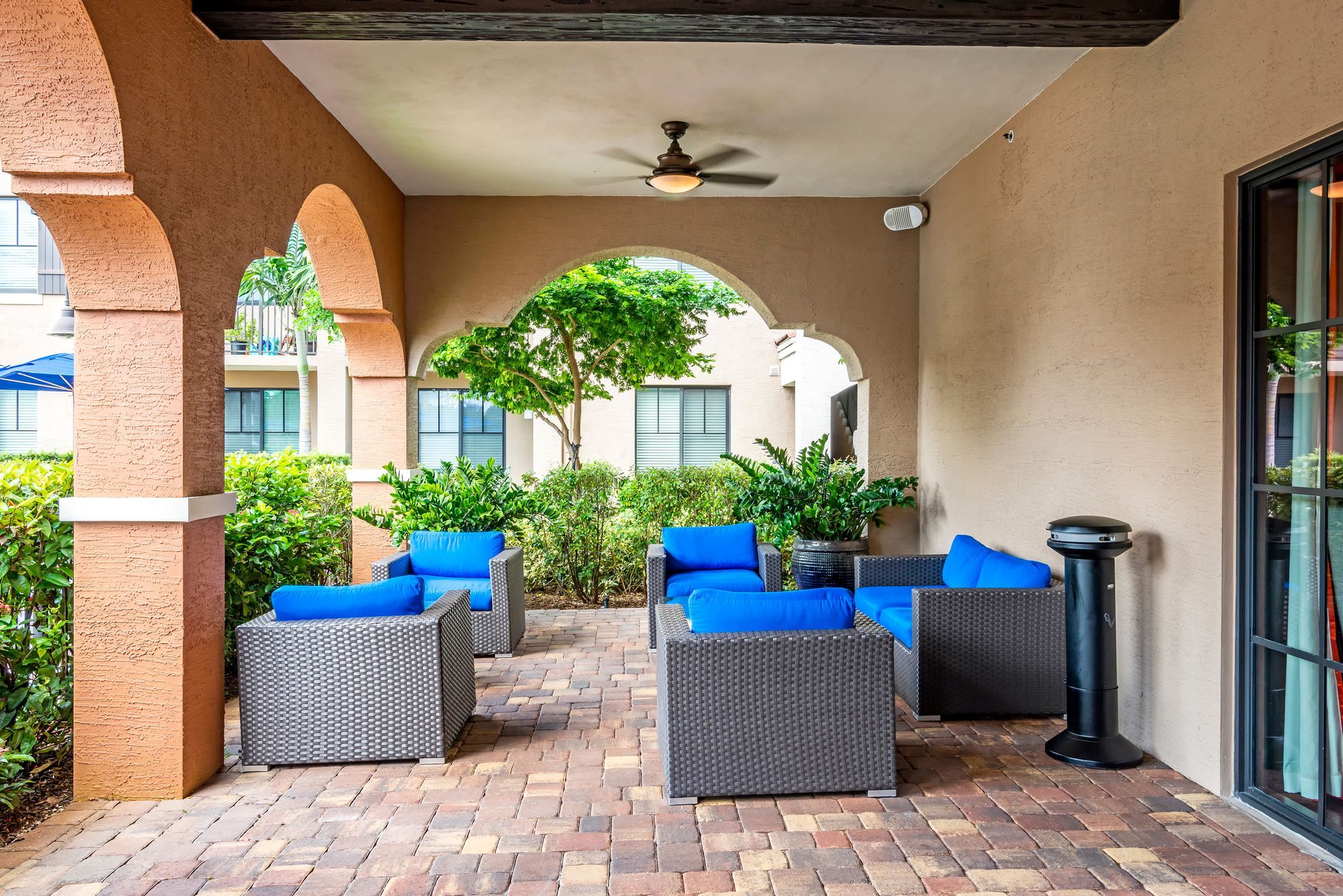 Outside seating area