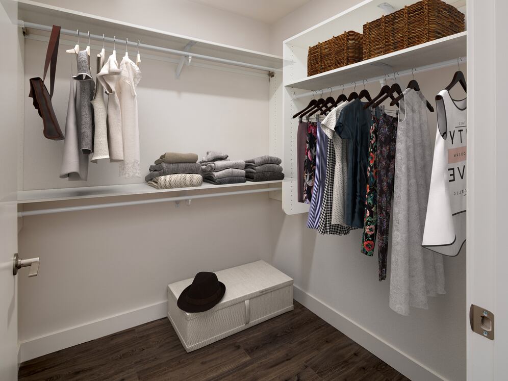 Upgrade Package walk-in closet