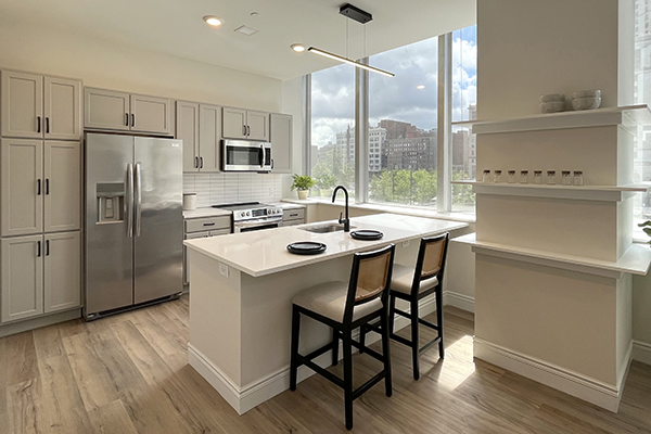 Model B1 - Kitchen | Residences at 55