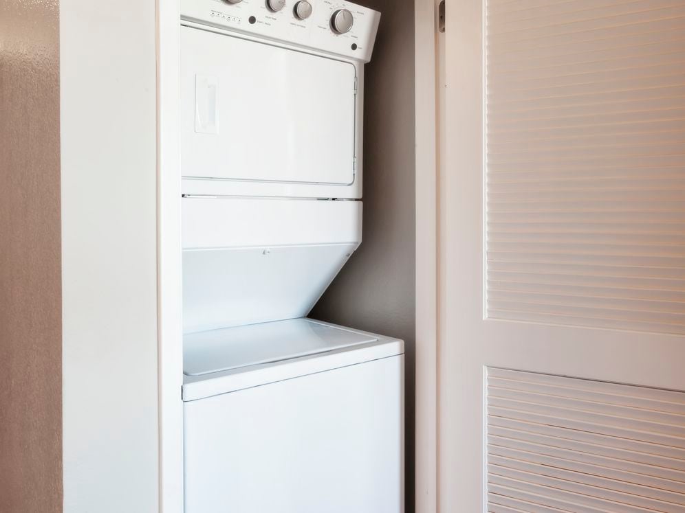 Renovated Package II in-home washer/dryer