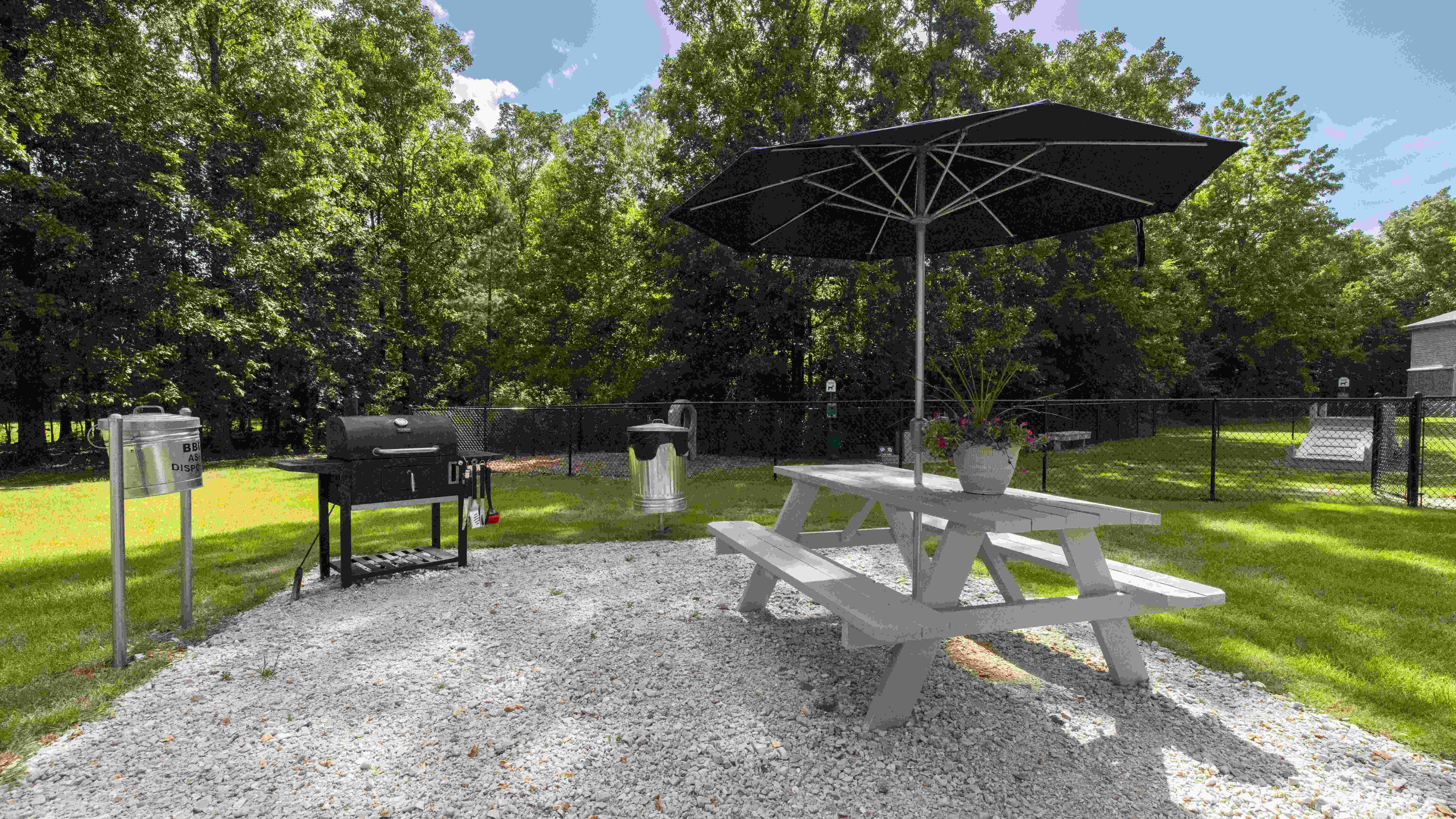 Host delightful picnics at our charming picnic area just steps from your apartment home.  