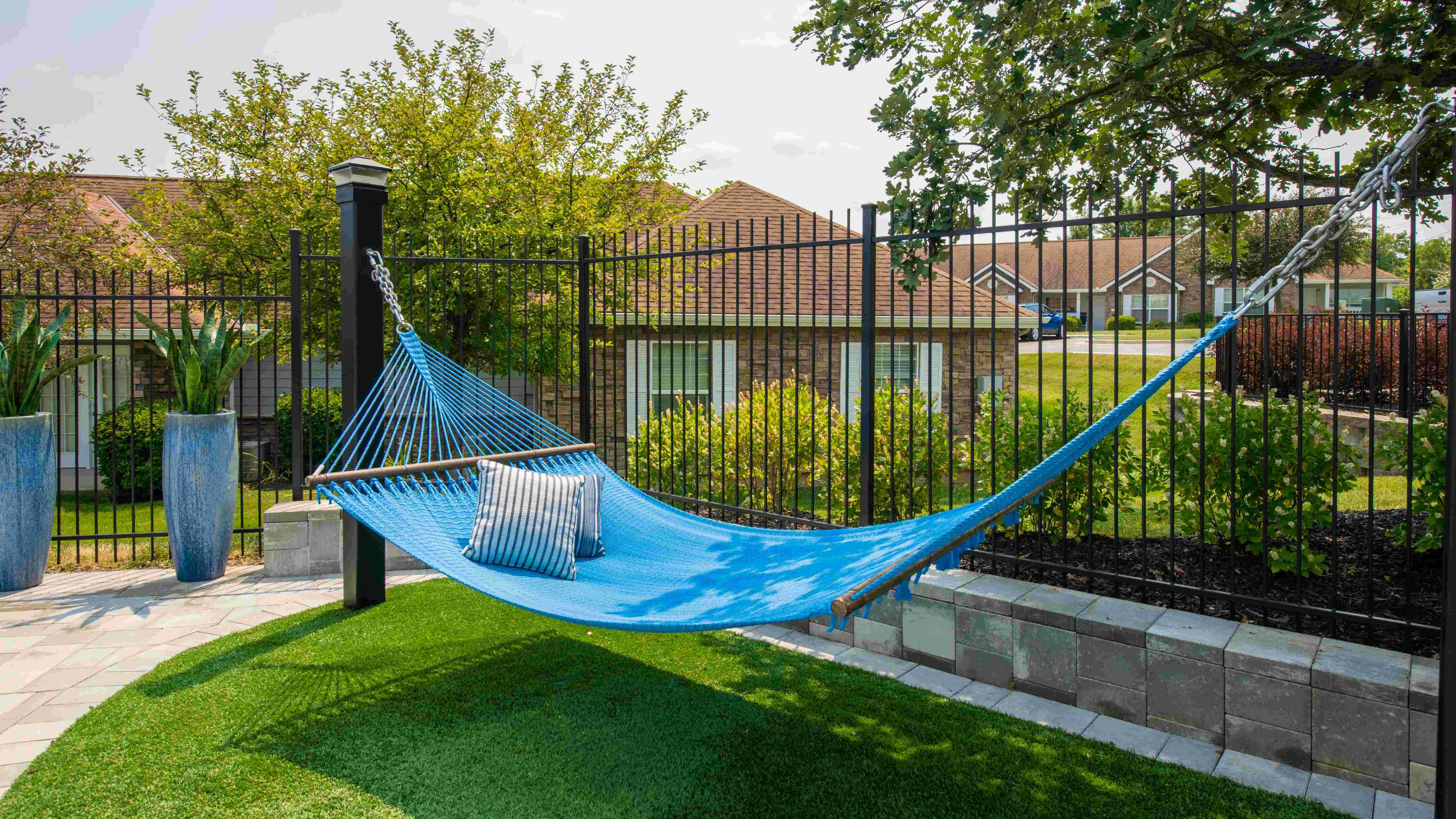 Unwind in our poolside hammocks for soothing experiences by the pool any time of day.