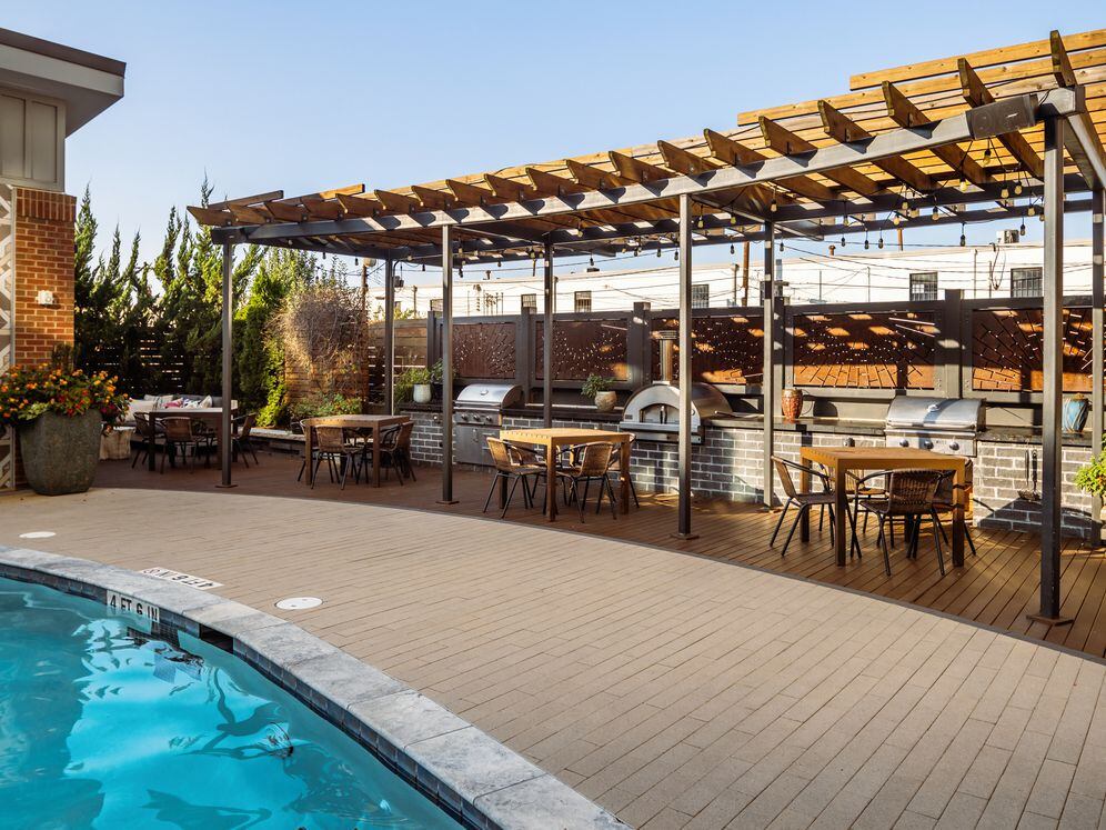 Pool with grill area