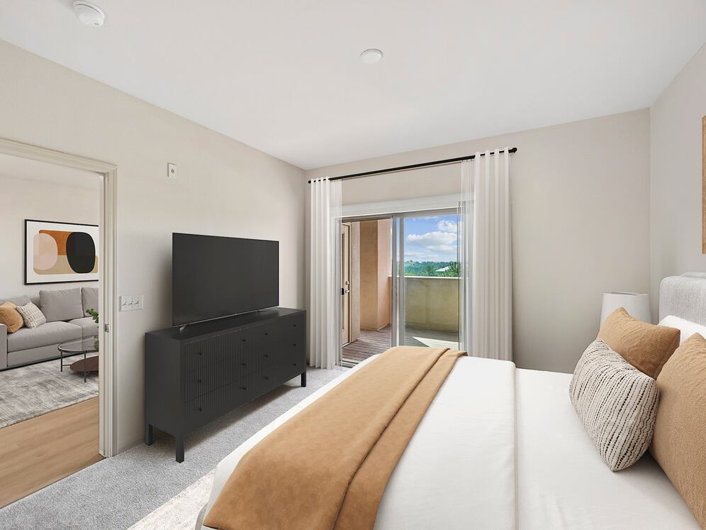 Renovated Package I bedroom with carpet