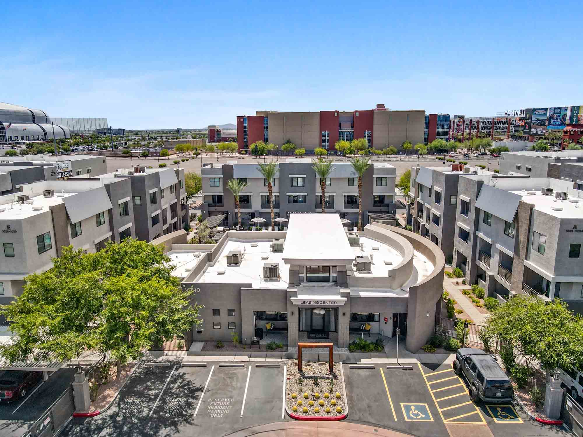 Zone Westgate, Glendale, AZ, Aerial View