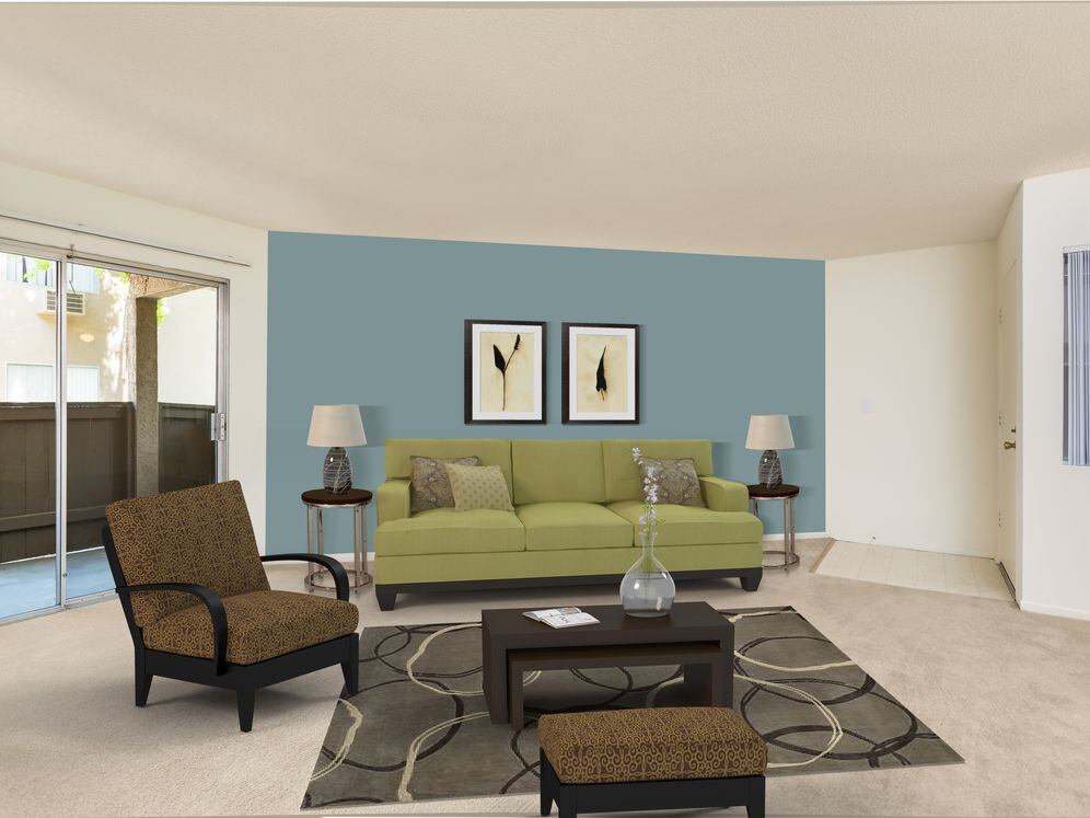 Classic Package living room with carpet