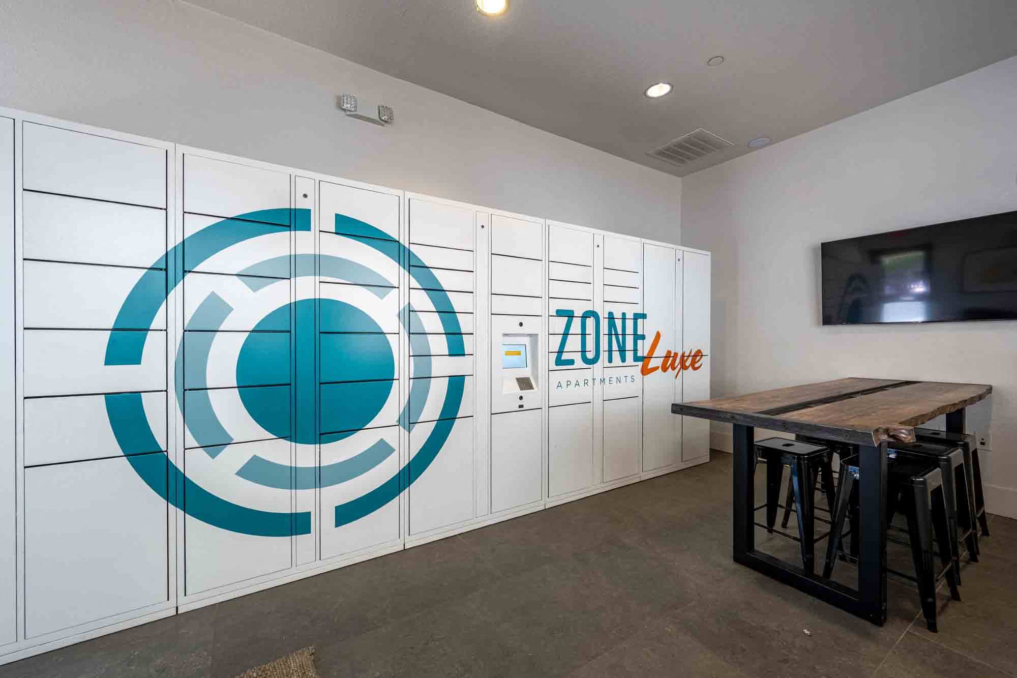 Zone Luxe, Glendale, AZ, Package Lockers