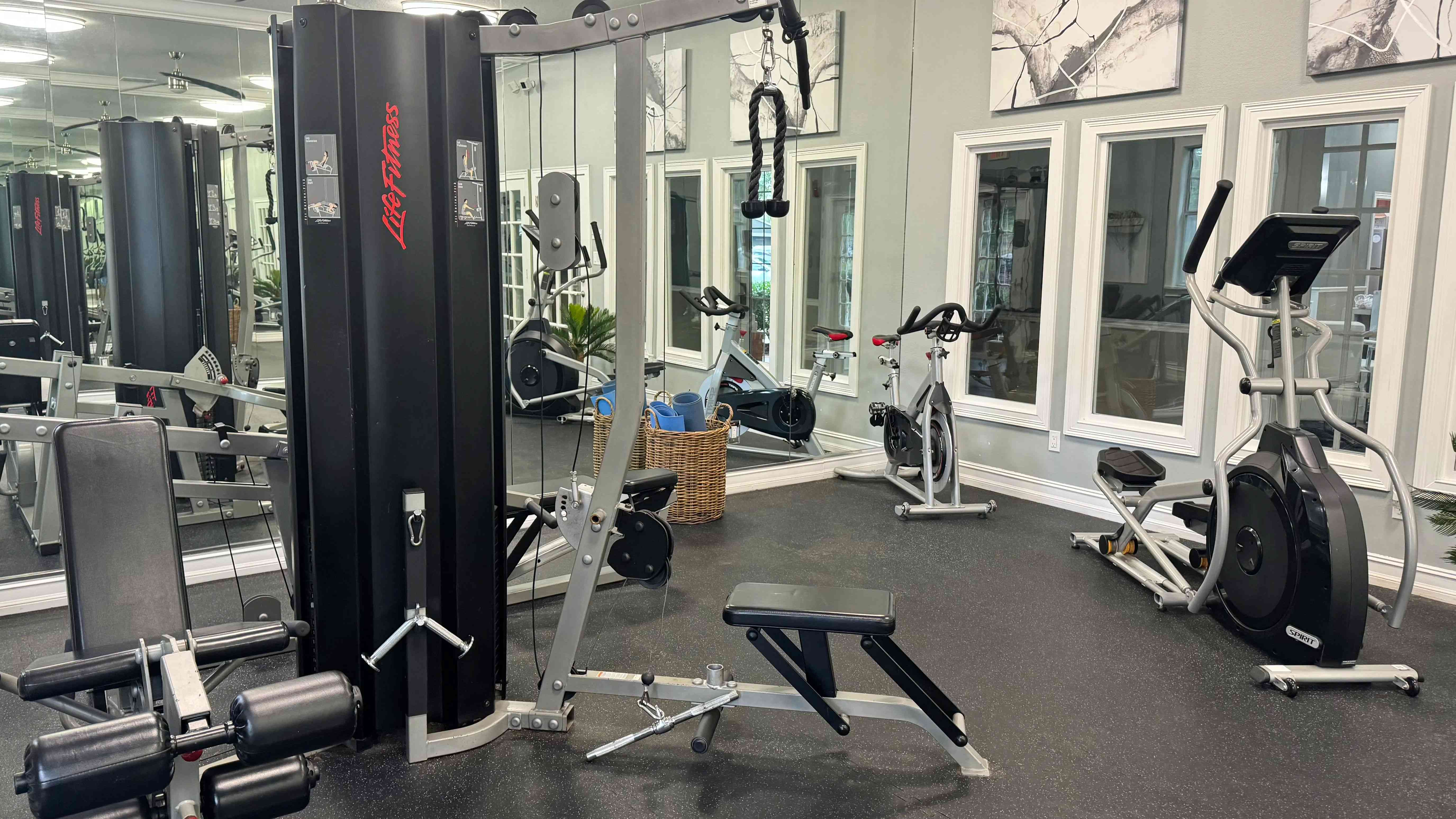 Achieve your fitness goals without leaving home in our fully equipped fitness center designed for your active lifestyle.