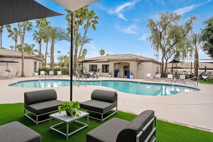 Soak in the sun from our expansive sundeck with resort-style pool.
