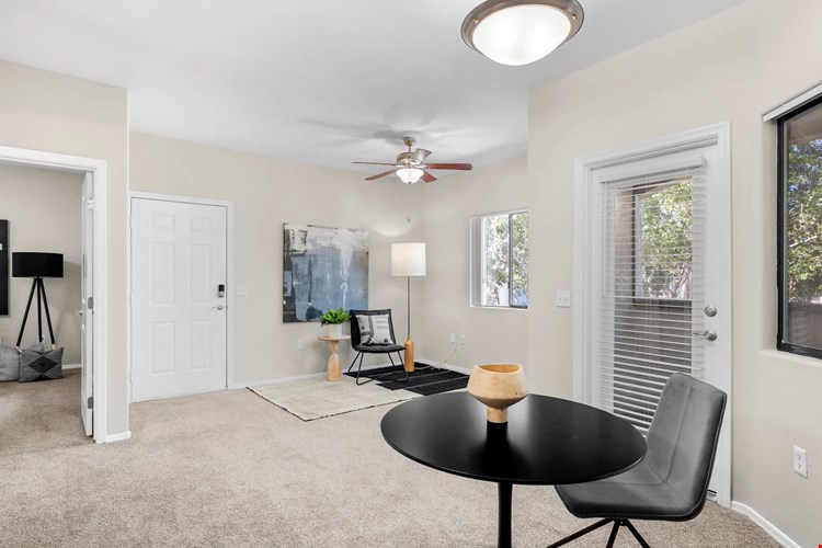 Enjoy dedicated dining with abundant natural light and patio access.