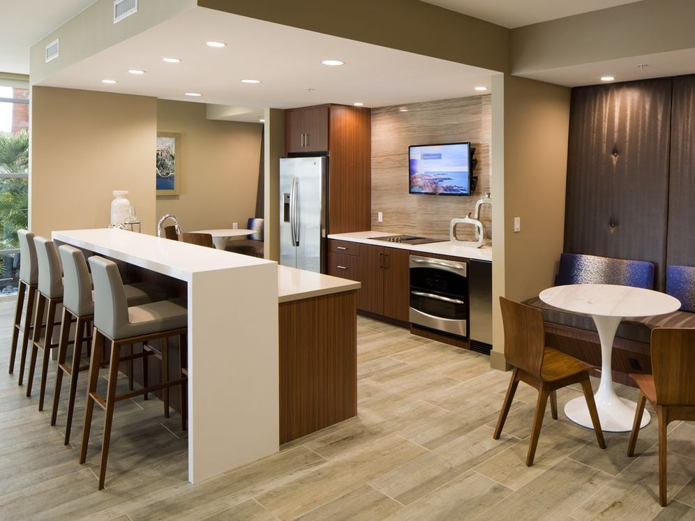 Phase III Resident Lounge Kitchen